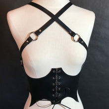 Load image into Gallery viewer, Horror Queen Corset Harness
